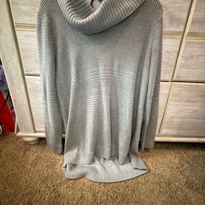 Calvin Clein- Cozy Grey Cowl Neck sweater
